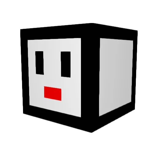 wn_gns Minecraft avatar head, 3D render