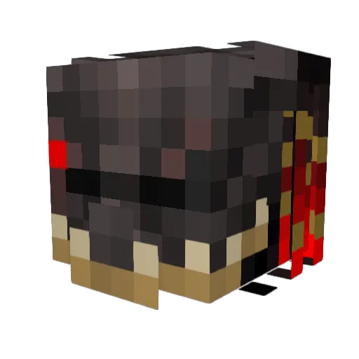 wnckd Minecraft avatar head, 3D render