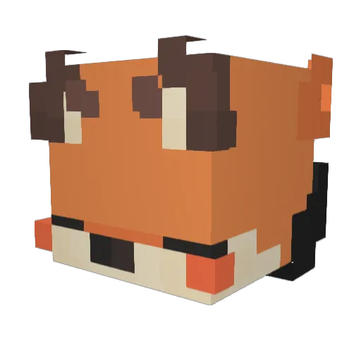 wnkz Minecraft avatar head, 3D render