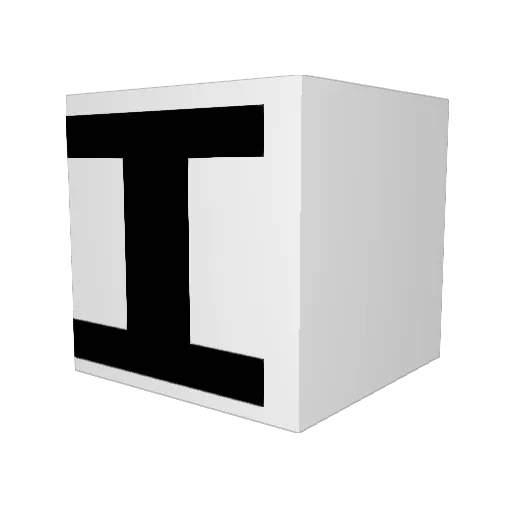 wnryy Minecraft avatar head, 3D render