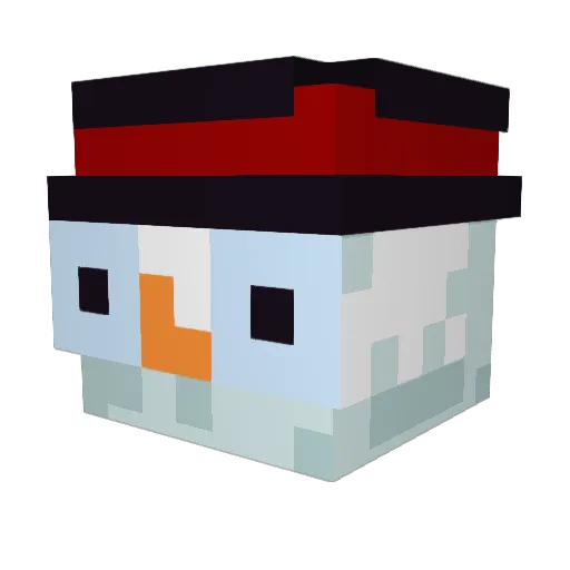 wnsdud2 Minecraft avatar head, 3D render
