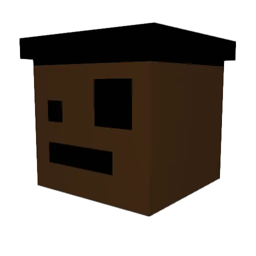 wnsqja2010 Minecraft avatar head, 3D render