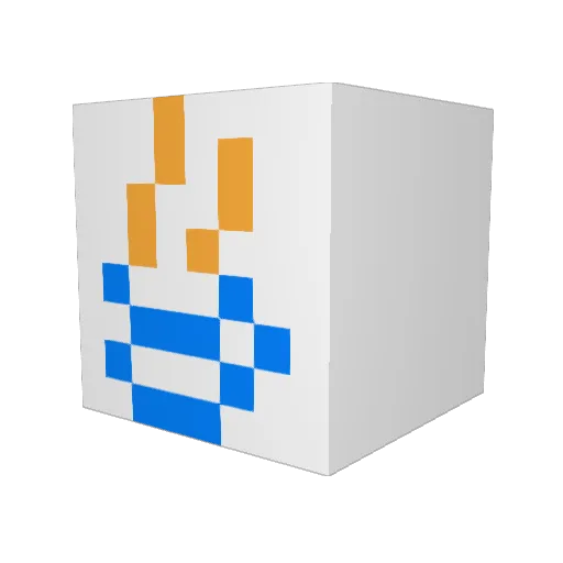 wnz1 Minecraft avatar head, 3D render