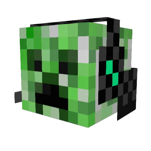 woahimran Minecraft avatar head, 3D render