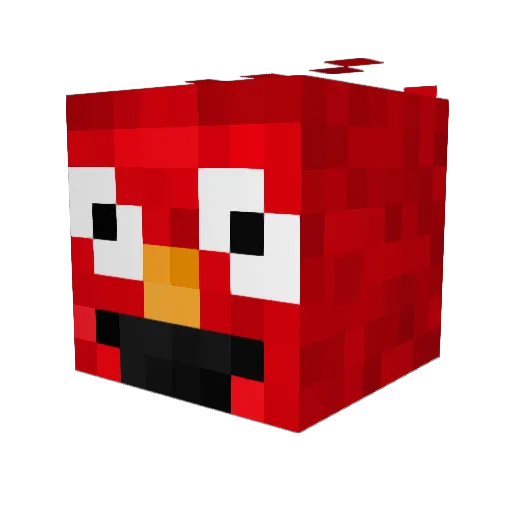woahss Minecraft avatar head, 3D render