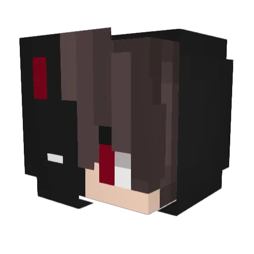 woahzy Minecraft avatar head, 3D render