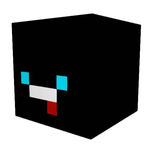 woaidoi Minecraft avatar head, 3D render