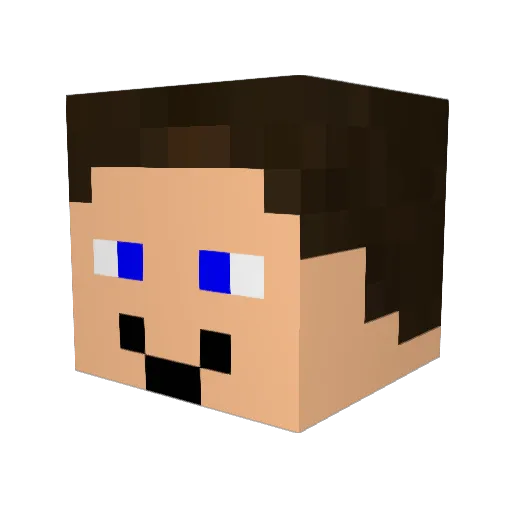 woaini02 Minecraft avatar head, 3D render