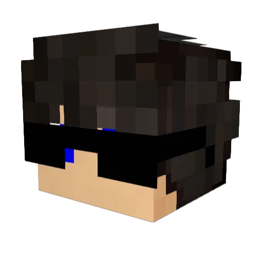 wob11 Minecraft avatar head, 3D render