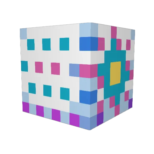 wobbegong13 Minecraft avatar head, 3D render