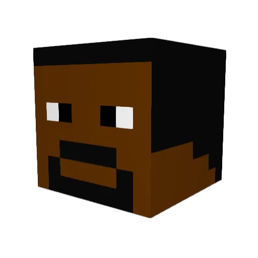 wobo61 Minecraft avatar head, 3D render