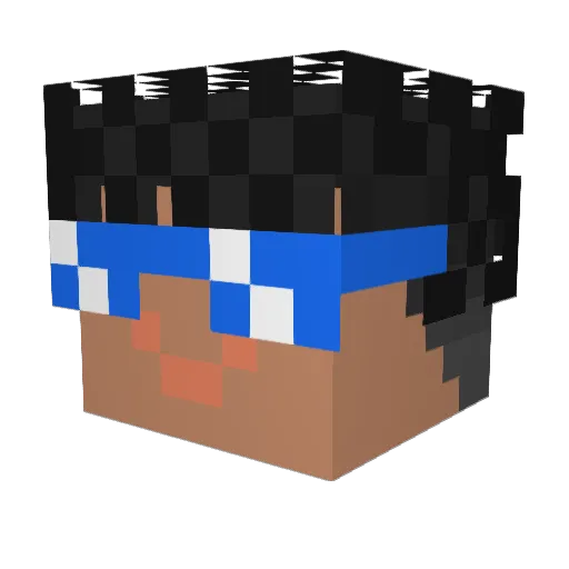 wockyinnit Minecraft avatar head, 3D render