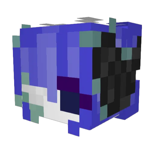 wodukedi Minecraft avatar head, 3D render