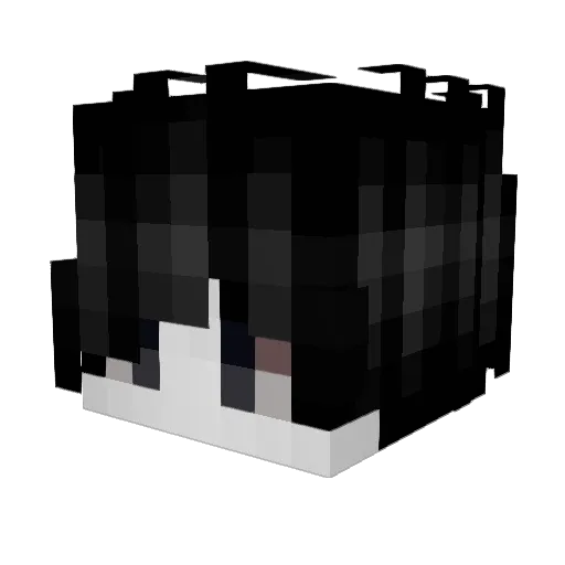 woemii Minecraft avatar head, 3D render