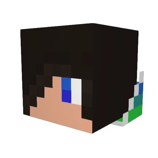 wogboy123 Minecraft avatar head, 3D render