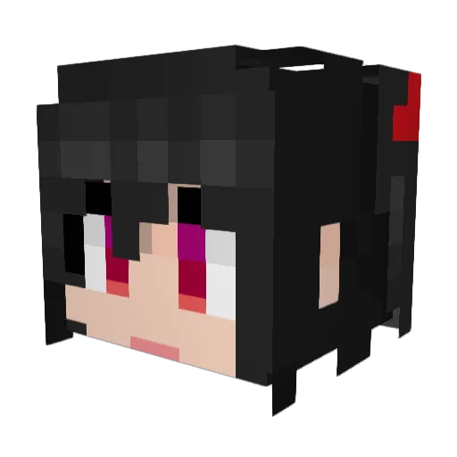 wogh7251 Minecraft avatar head, 3D render