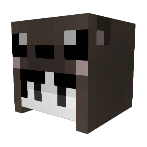 woistron Minecraft avatar head, 3D render