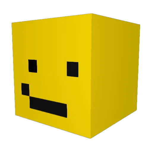 woj105 Minecraft avatar head, 3D render