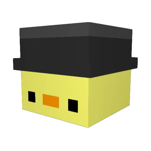 woj1823 Minecraft avatar head, 3D render