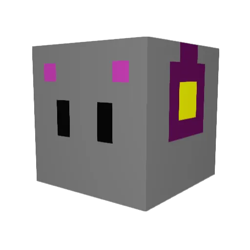 wojciech2014 Minecraft avatar head, 3D render