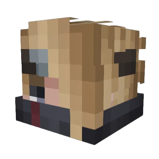 wojtekmsi1881 Minecraft avatar head, 3D render