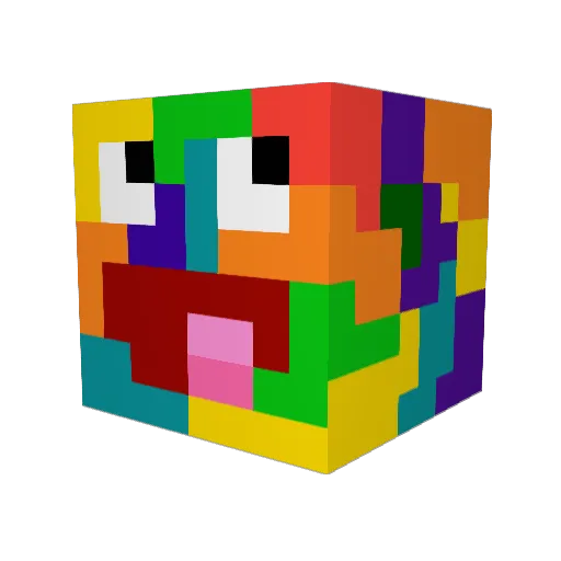 wojti12345 Minecraft avatar head, 3D render