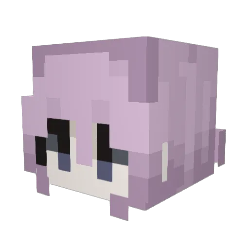 wokdaok Minecraft avatar head, 3D render