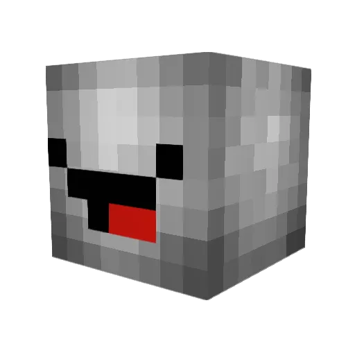 wokerino Minecraft avatar head, 3D render