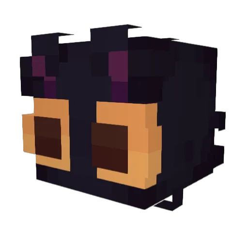 woky_k Minecraft avatar head, 3D render