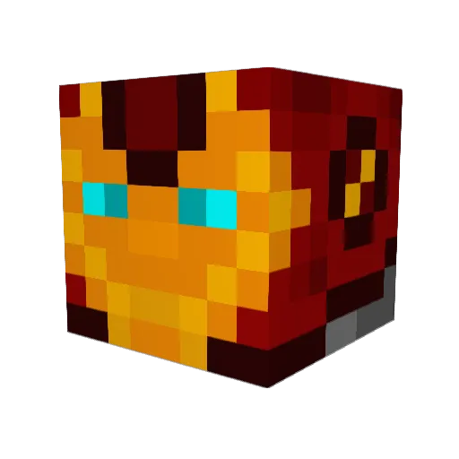 woleslagle Minecraft avatar head, 3D render