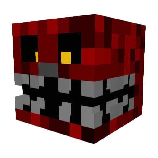 wolf1006 Minecraft avatar head, 3D render
