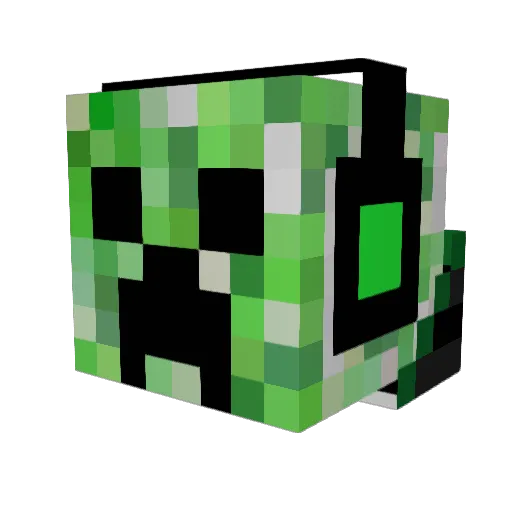 wolf148 Minecraft avatar head, 3D render