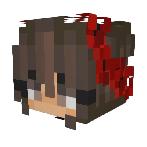 wolf9876543 Minecraft avatar head, 3D render