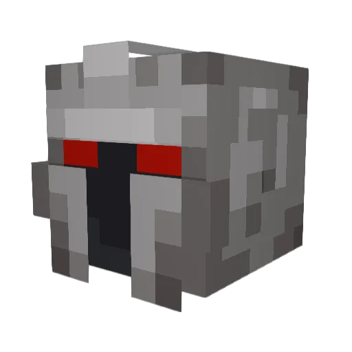 wolf_24z Minecraft avatar head, 3D render