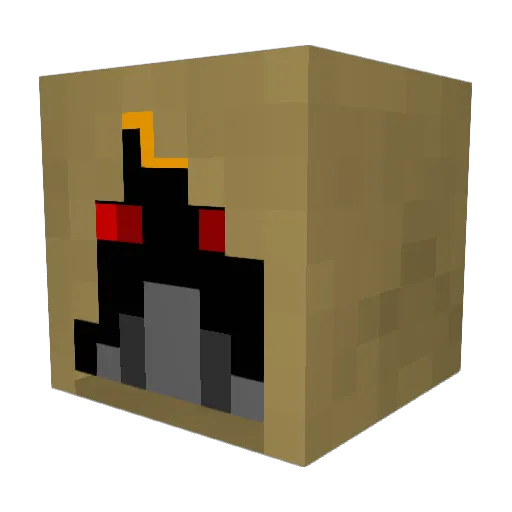 wolf_brother Minecraft avatar head, 3D render