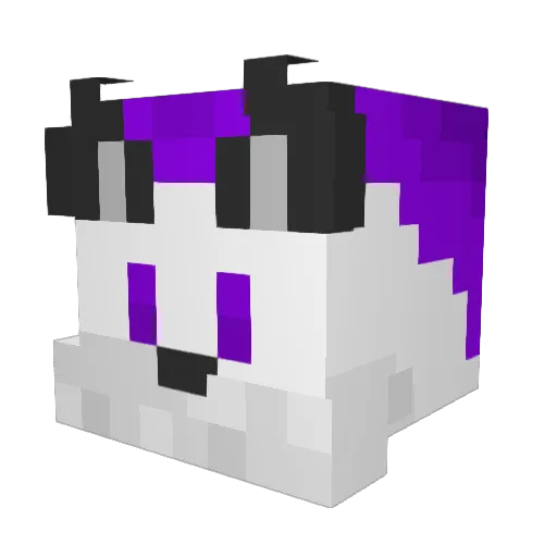 wolf_ig Minecraft avatar head, 3D render