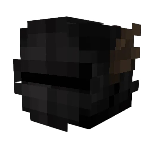 wolfdwg Minecraft avatar head, 3D render