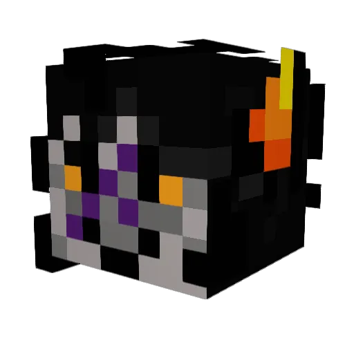 wolfey_11 Minecraft avatar head, 3D render