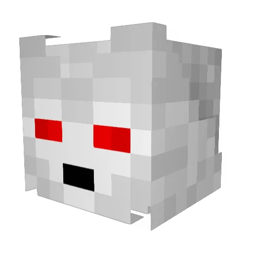 wolfeye12345 Minecraft avatar head, 3D render