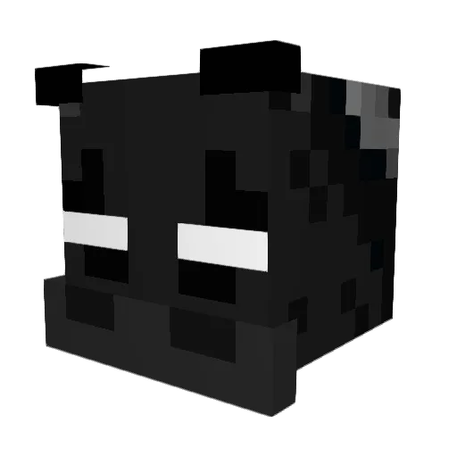 wolfhugo Minecraft avatar head, 3D render