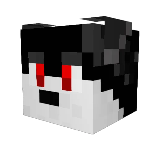 wolfie1066 Minecraft avatar head, 3D render