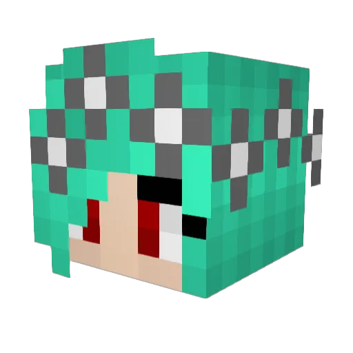 wolfie245 Minecraft avatar head, 3D render
