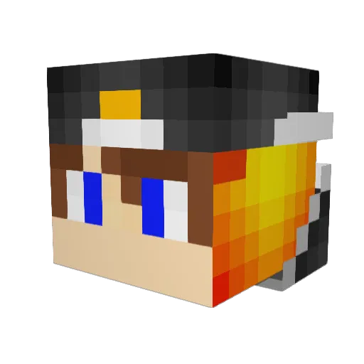 wolflegend005 Minecraft avatar head, 3D render