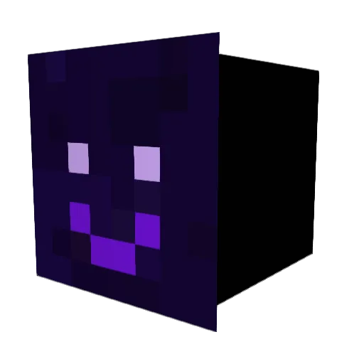 wolfmanGG Minecraft avatar head, 3D render