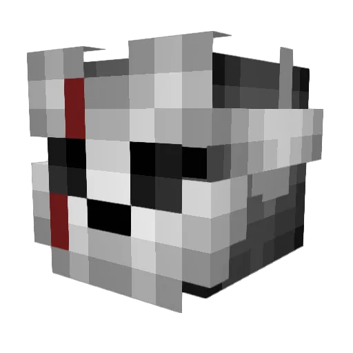 wolfmart123 Minecraft avatar head, 3D render
