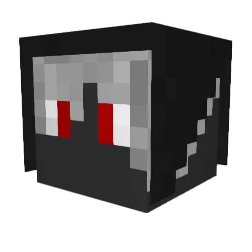 wolfmaster987 Minecraft avatar head, 3D render