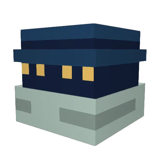 wolfnoir Minecraft avatar head, 3D render