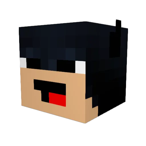 wolfpacxk01 Minecraft avatar head, 3D render