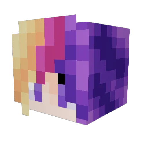 wolfpaw66 Minecraft avatar head, 3D render