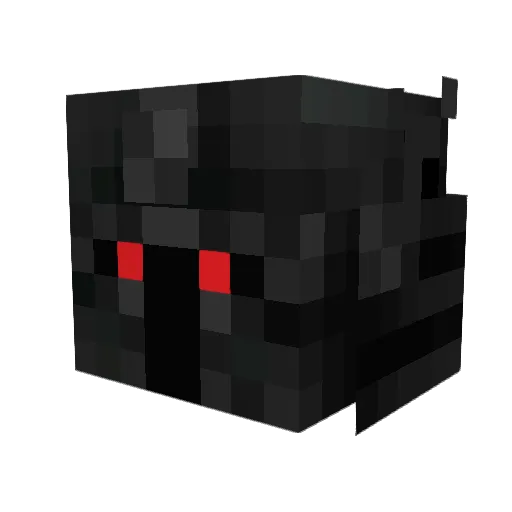wolfrick17 Minecraft avatar head, 3D render